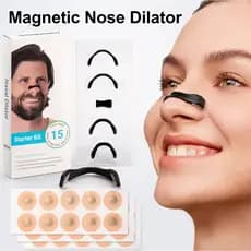 Kit 4 dilatador nasal modelo Clipe Nasal Anti Ronco e Apneia Dilatado Magnético
