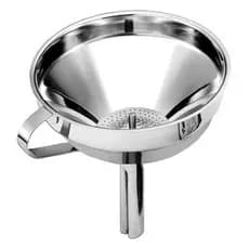 Funil com Peneira Inox 11cm