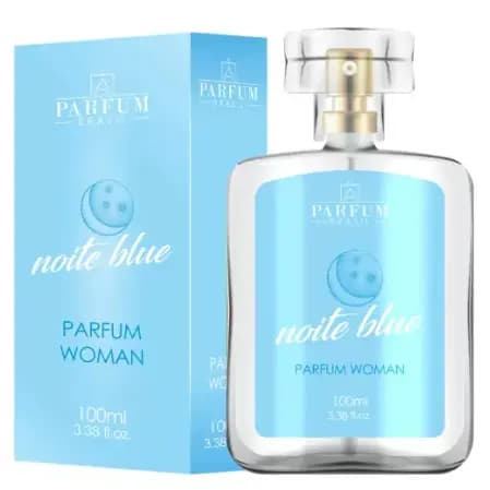 Perfume Original NOITE BLUE Parfum Brasil Feminino 100ML e 15ML - EDP