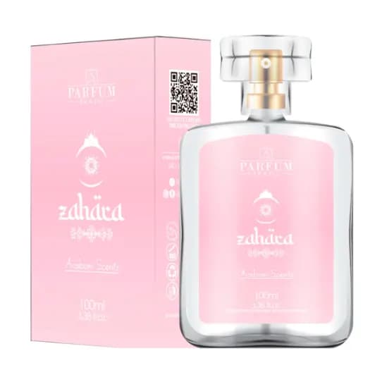 Perfume Original Zahara Parfum Brasil Feminino 100ML e 15ML - EDP