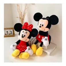 Mochila bebê Mickey Minnie fofo japonês dos desenhos animados mochila estudantil de brinquedo de pelúcia