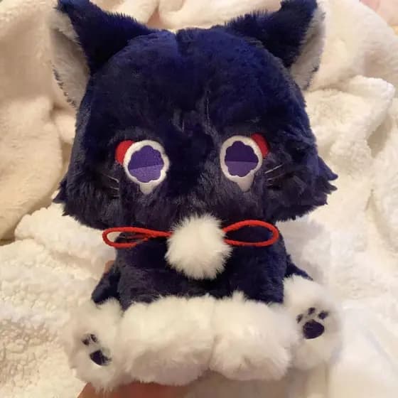 Melhores Brinquedos de Pelúcia de Gato Wanderer de Genshin Impact, Bonecos de Pelúcia Teyvat Zoo Kunikuzushi, Decoração