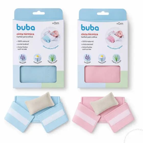 Cinta Faixa Térmica Herbal Cólica Dores Barriga Bebê Buba
