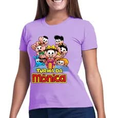 Linda camisa adulto e infantil Turma Da Mônica 100% ALGODÃO