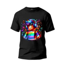 Camisa Infantil e adulto Gamer Roblox IA  100% Algodão Unissex Entrega Rápida.