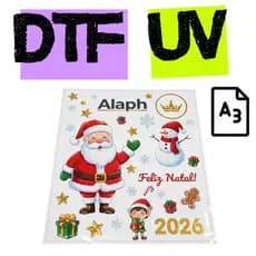 LEIA DESCRIÇÃO - Folha DTF UV A3 Adesivos Para Personalizados Alta Qualidade Envio Imediato