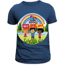 Camiseta 3 Palavrinhas Infantil e Adulto Blusa unissex 100% Algodão T-shirt Envio imediato