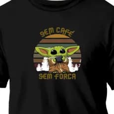 Camiseta Algodão T-shirt Mestre Yoda Star Wars