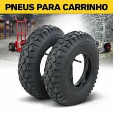 2 Pneu 3.50-6 4pr Carrinhos De Carga Borrachudo COM CAMERA