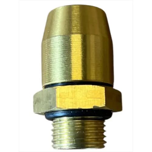 Conexão Conector Freio Ar Latao 8mm X 16 Porca E Anilha