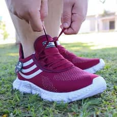 Tênis Masculino Para Correr Treino Confortável Calce Fácil Leve Macio Promoção