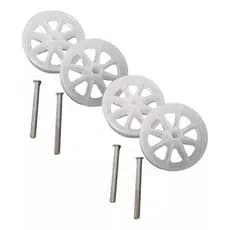 Kit 4 Rodinhas Para Freezer CHB42 Consul