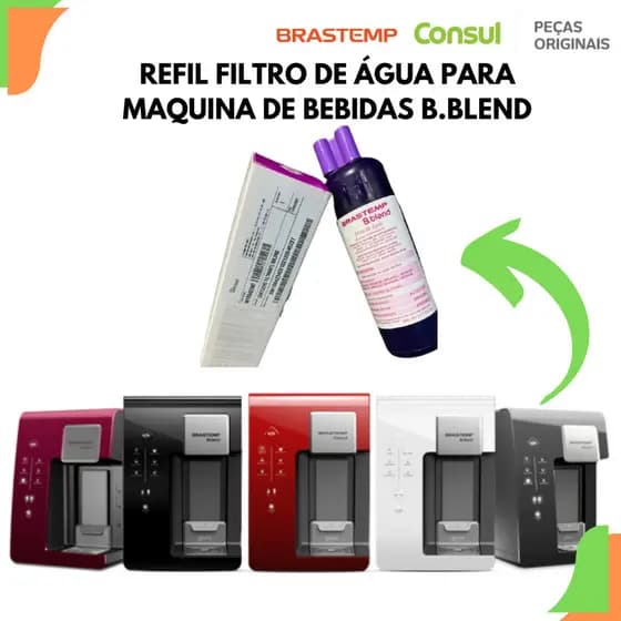 Brastemp Br906ax Refil De Filtro De Agua Para Refrigerador