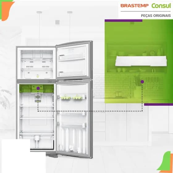 Tampa Congelamento Rapido Geladeira Consul Crm45 Crm51 Crm52 Original