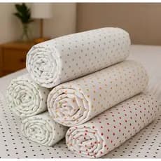 Lençol de bolinha , Cobertor casal algodão, gigante em várias cores casal (190x220cm)sem elástico