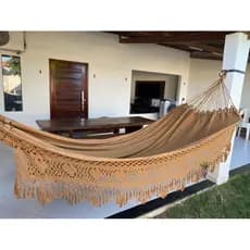 Rede De Dormir Descanso Bucho De Boi Luxo gigante 4,5m - Envio Imediato - Luxo Para Casa