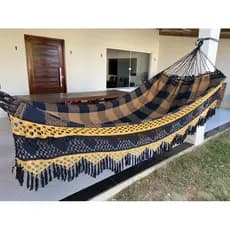 Rede De Dormir Descanso Bucho De Boi Luxo gigante 4,5m - Envio Imediato - Luxo Para Casa