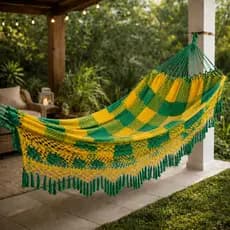 Rede De Dormir Descanso Bucho De Boi Luxo gigante 4,5m - Envio Imediato  Luxo Para Casa