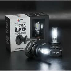 Kit 2 Lâmpada Farol Ultra Led Titanium Shocklight 10000 Lumens Farol alto baixo neblina farolete forte potente branco po