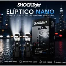 Farol Led Mini Projetor Elíptico Canhão Fácil Instalação