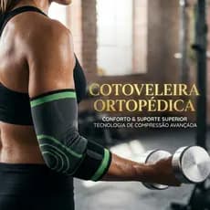 Cotoveleira Ortopédica Compressiva Ajustável Academia Crossfit Suporte Para Cotovelo Pronta Entrega