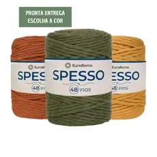 Barbante EuroRoma Spesso Nº 48 – 127 m – Macramê, Tapetes e Decoração – 1 kg