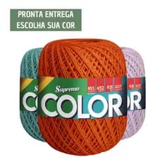 Barbante Supremo Color 400 Gramas / 452 Metros