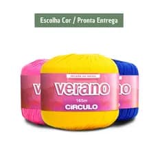 Linha Verano Círculo 165m TEX 302 Poliamida Crochê - Moda Praia -Tricô - Biquinis