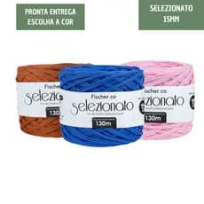 Fio De Malha Selezionato 15mm - 130 Metros Diversas Cores