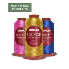 Fio Cordonê Circulo 100g 450mts - Macio e Cores Vibrantes - 100% Poliamida