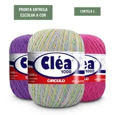 Linha Cléa 1000 Metros Circulo 100% algodão