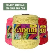 Barbante Cadori Fio 6 600g 610m Extra Macio