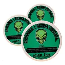 Kit 3 Ceras Alien Polimento Carnaúba Restaura Pintura Queimada e Retira Riscos 120g