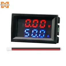 M6120 DC6-120V DC Tensão E Medidor De Corrente Potência 10A/50A/100A