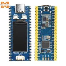 Placa De Desenvolvimento De Microcontrolador RP2350 Tela LCD Integrada De 0.96 Polegadas Baseada Em Raspberry Pi RP2350A