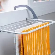 Varal Portátil Para Apartamento Secador De Roupas Prático e Retrátil Para Janela e Parede