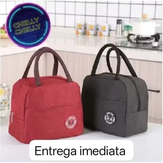 Bolsa Térmica Portátil Lancheira Térmica Marmita Viagem