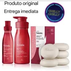 body splash+ Hidratante+ sabonete Cereja e Avelã kit Presente Natura.