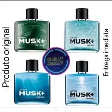 Musk Deo Perfume Colônia Avon 75ml - Fragrância Refrescante com Notas Cítricas e Amadeiradas
