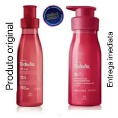 Tododia Cereja e Avelã Natura kit creme Hidratante+ body Splash produto original