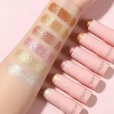 🌸Axiu🌸Iluminador em Bastão Highlighter Stick Cremoso com Brilho Perolado Efeito Molhado e Pele Radiante 5.12
