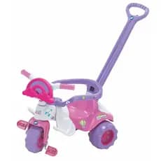 Triciclo Infantil Raibow Rosa Menina Brinquedo 2724 Magic Toys