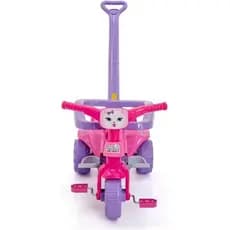 Triciclo Infantil Menina Tico tico Pets Rosa Motoca 2811 Magic toys