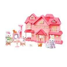 Casinha Feliz – Casa de Campo Completa com Acessórios e Boneca