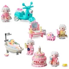 Casinha Feliz Kit Com 24 Peças Com Acessorios e Boneca