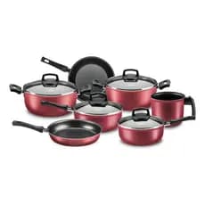 Conjunto Safira Antiaderente Cereja Com 7 Peças Mta 5684