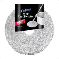Refil Rodo Mop Balde Fast Twister Centrífuga 3 Em 1