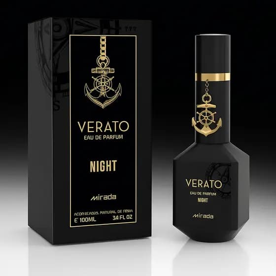 Perfume Verato Night by Mirada 3.4 fl oz – Fragrância Intensa e Elegante
