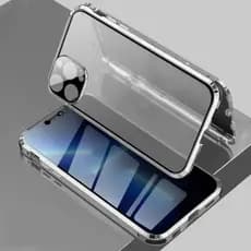 Venda Direta Da Fábrica Para iPhone 13 Pro Max Quatro Cantos À Prova De Choque Anti-Espionagem Moldura De Metal Dupla Fa