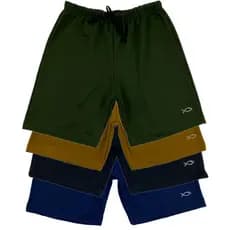 Bermuda Moletom Infantil Juvenil de Menino Masculina Varias Cores